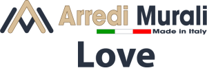 Adesivi murali love per decorare con amore